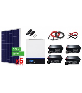 Kit Solar Fotovoltaico 5000w Híbrido PWM Base