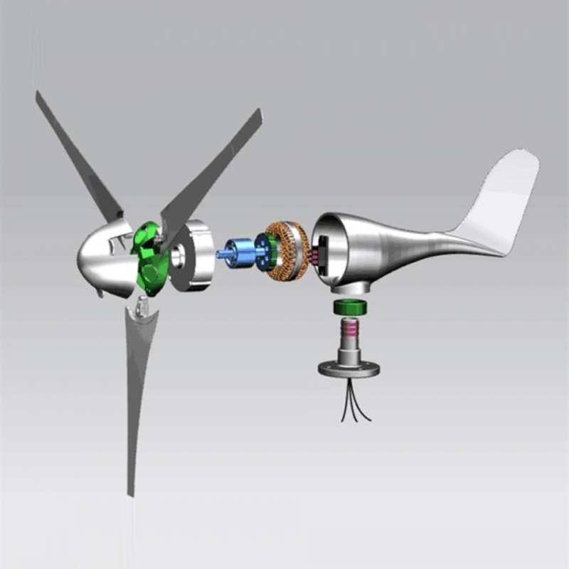 Turbina Generador Eólico 800W 48V - Imagen 2