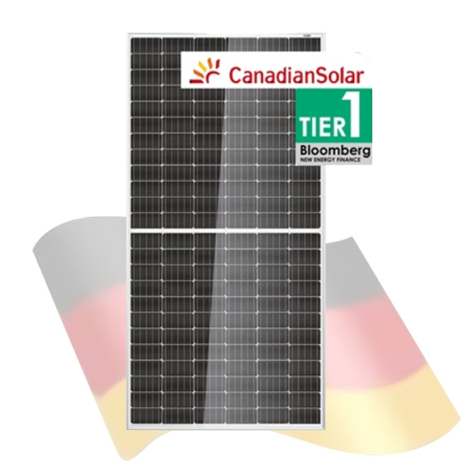 Panel Solar Fotovoltaico 590W CS6W-590T Monocristalinos TOPCon Canadian