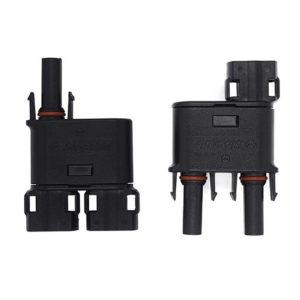 Set conector MC4 doble