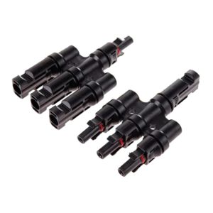 Set conector MC4 triple