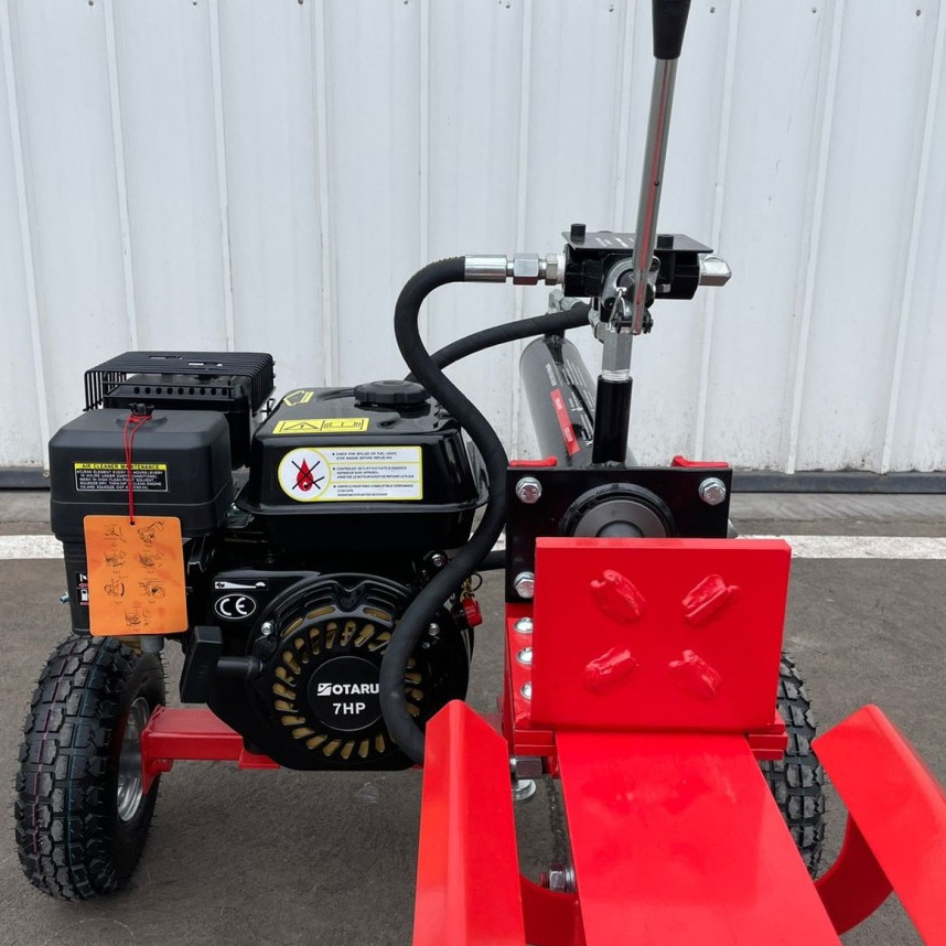 Astilladora Partidora Leña 10 Toneladas Gasolina 4T 7HP Con Ruedas - Imagen 3