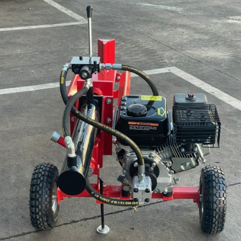 Astilladora Partidora Leña 10 Toneladas Gasolina 4T 7HP Con Ruedas - Imagen 5