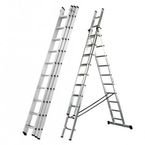 Escalera Aluminio Telescópica Tijera 5.6 mts