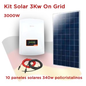 Kit Solar Fotovoltaico 3000w On Grid