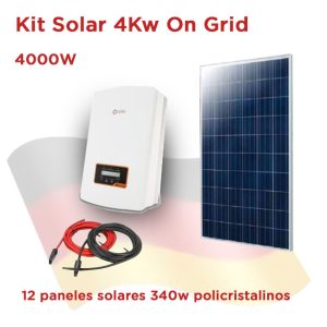 Kit Solar Fotovoltaico 4000w On Grid