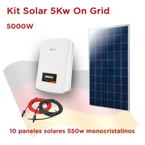 Kit Solar Fotovoltaico 5000w On Grid