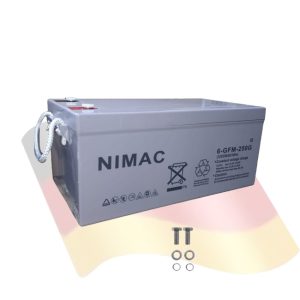Bateria Nimac GEL serie G, Ciclo Profundo 250 AH, 12 V