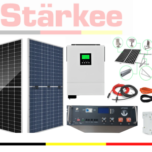 Kit Solar Hogar 6.2KW 48V Off-Grid con Bateria de  Litio de 5000W - Full