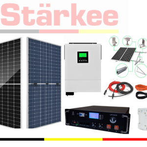 Kit Solar Hogar 4.2KW 24V Off-Grid con Bateria de Litio de 2500W - Full