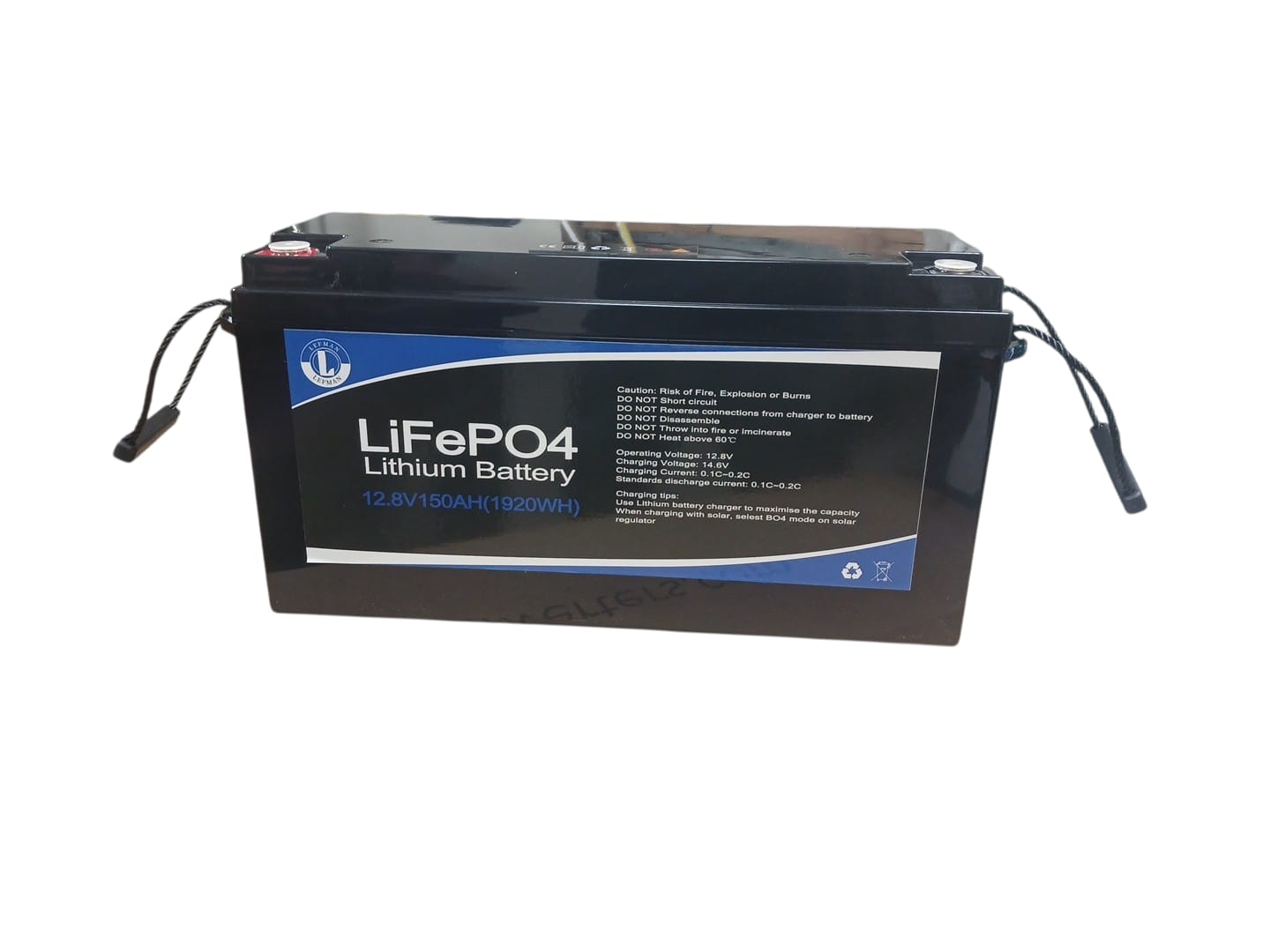 Batería Litio Lefman 150AH - 12.8V (1920WH)